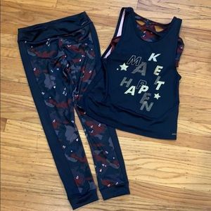 ZARA Sport Top & Leggings Set, Size 9-10 years